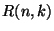 $ R(n,k)$