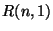 $ R(n,1)$