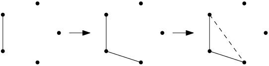 First three steps