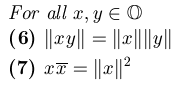 conjugate-norm and composition properties